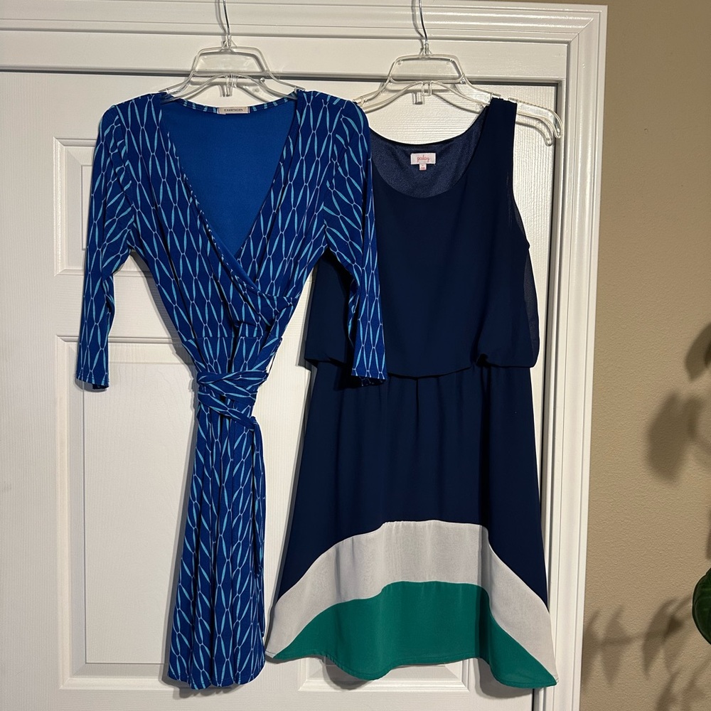 Cute Blue Dress Bundle Hawthorne and Pixley Size S